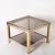 1970s Mid-Century Italian Brass Chrome and Glass Coffee Table, 1970s For Sale - Image 5 of 18