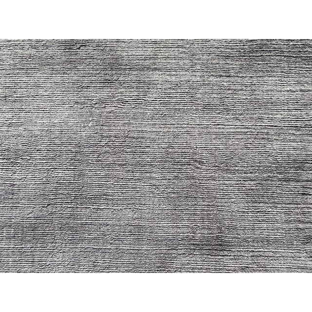 Handmade Wool Pile Modern Design Rug. 9' X 12' For Sale - Image 4 of 4