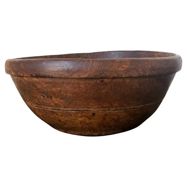 Antique American Burl Bowl For Sale - Image 13 of 13