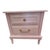 Hollywood Regency Faux Bamboo Nighstands / Bedside Tables - A Pink Pair For Sale - Image 3 of 13