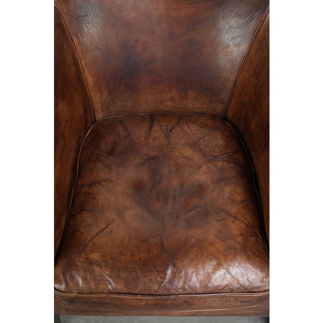 Vintage Sheepskin Club Armchairs, Set of 2 For Sale - Image 6 of 15