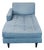 Room & Board Reese Blue Modern Tufted Chaise Lounge Sofa For Sale
