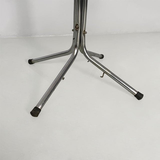Mid-Century Modern Italian Plastic and Metal Coat Rack, 1960s For Sale - Image 13 of 17