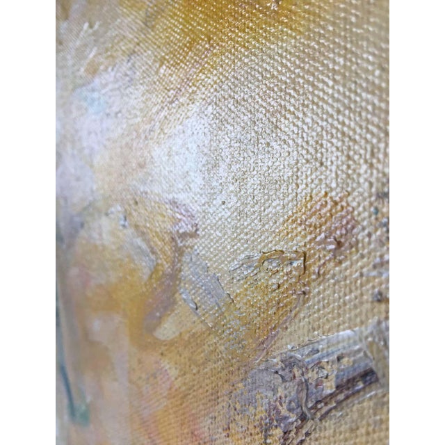 Mary Lou Siefker Acrylic Painting on Canvas Titled: Frenzy in Yellow For Sale In West Palm - Image 6 of 9