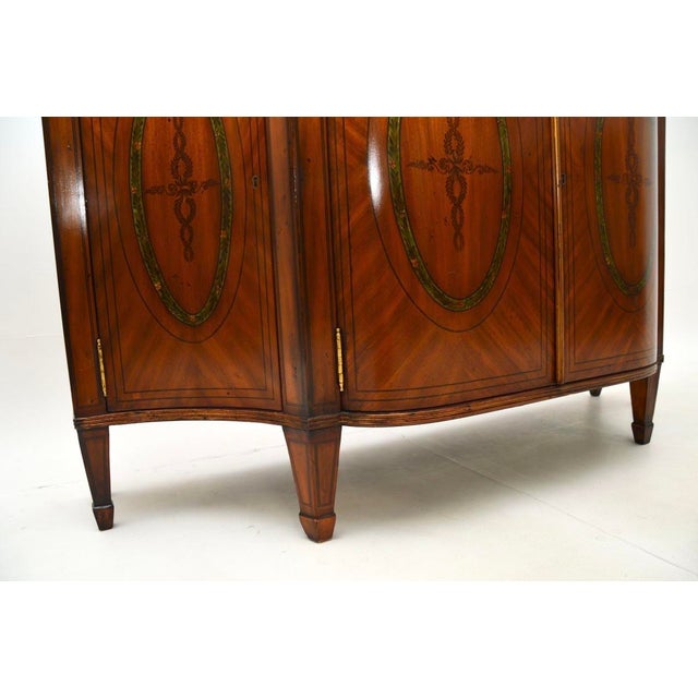 Sheraton Painted Satinwood Sideboard, 1950s For Sale - Image 12 of 13