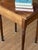 1850s American Primitive Honey Wood Accent Table With Sheraton Legs For Sale In Columbus - Image 6 of 8