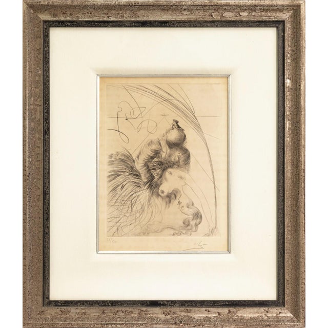 Salvador Dali Femme a La Chaussure (Woman With Shoe) 1968 Signed Etching 26/50 For Sale In Detroit - Image 6 of 8