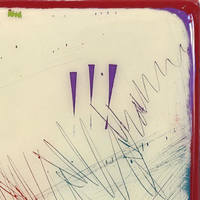 Contemporary Tide Pools 43 - Contemporary Shiny Resin Minimalist Abstract Original Artwork by Ricky Hunt For Sale - Image 3 of 9