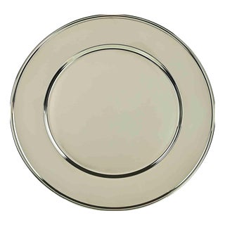 Vintage Silver Plated Serving Plate, 1970s For Sale