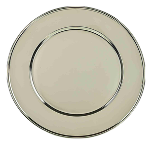 Vintage Silver Plated Serving Plate, 1970s