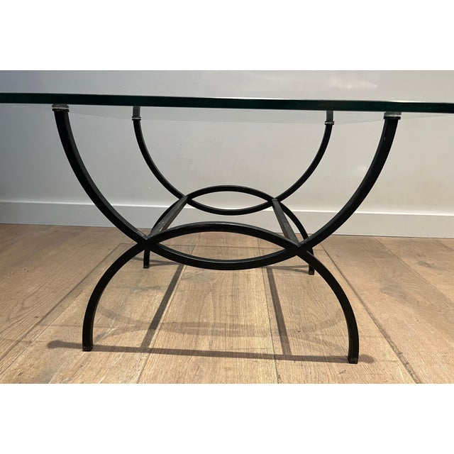 Black Lacquered Side Tables. French Work. Circa 1950 - a Pair For Sale - Image 10 of 12