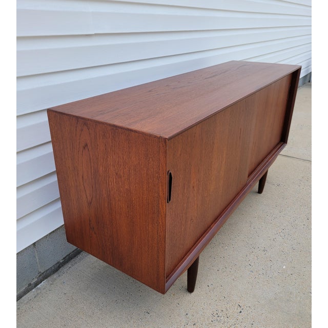 Mid Century Danish Teak Credenza For Sale - Image 9 of 18