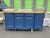 Wood French Blue Painted Credenza W/Gold Accents For Sale - Image 7 of 16