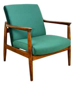GFM-64 Lounge Chair in Green by Edmund Homa, 1970s
