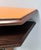 Vintage Beech and Walnut Root Console Table with Orange Glass Top, 1950s For Sale - Image 10 of 15