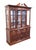 Cresent Furniture Solid Cherry Traditional Style 75" Buffet W. Lighted Display Pediment China Cabinet 8252 8272 For Sale - Image 4 of 18