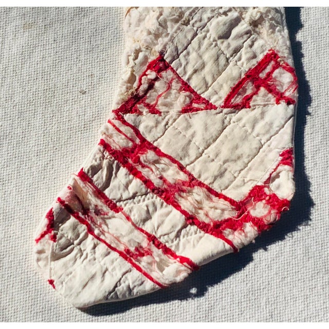1960s American Star Quilt Christmas Stockings, Set of 3 For Sale - Image 13 of 18