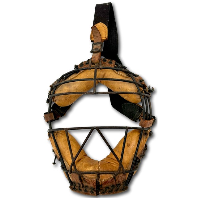 Vintage American Baseball Game Catchers Mask For Sale - Image 15 of 18