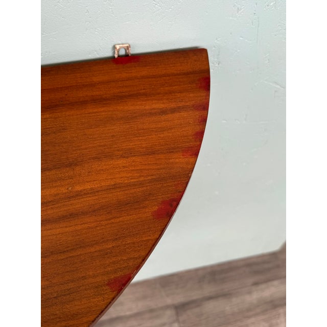Vintage Italian Half-Moon Console Table, 1950s For Sale - Image 13 of 14