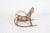 Mid-Century Modern Mid Century Danish Child's Bamboo & Rattan Rocking Chair For Sale - Image 3 of 8