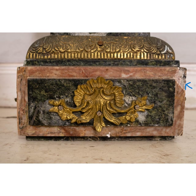 Pair Vintage Marble Pilaster Column Pedestals For Sale - Image 15 of 18