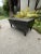 Rustic Black Painted Wood Tool Storage Bench Coffee Table For Sale - Image 6 of 13