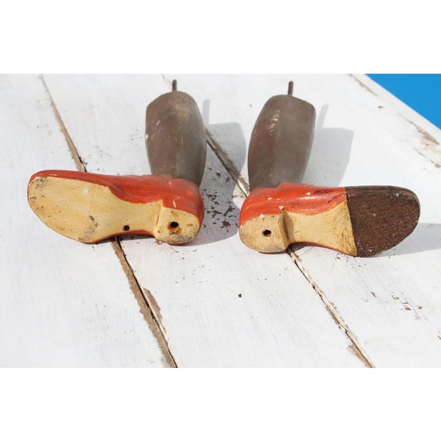 18th Century Portuguese Wooden Saint Legs For Sale - Image 12 of 13