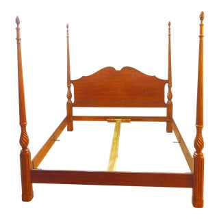 Henredon Mahogany King Poster Bed For Sale