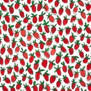 Schumacher X Studio Bon Shortcake Indoor/Outdoor Fabric In Red