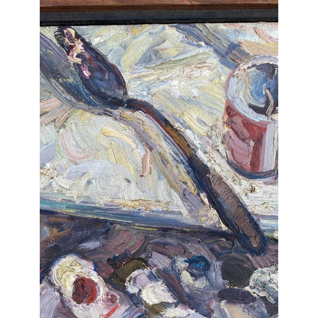 Postmodern Still Life Oil Painting by Warren Fischer For Sale - Image 3 of 9