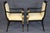 1920s Set 12 Louis XVI Style Ebonized and Gilt Dining Chairs For Sale - Image 5 of 13