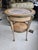 French Louis 16th Style Bronze, Marble and Wood Gueridon Table sold as found with some fading to finiosh and veneer issues...