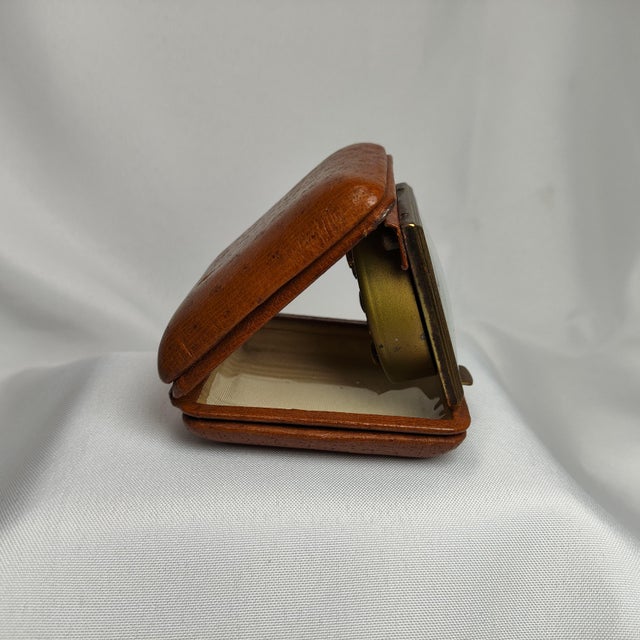 Mid 20th Century Mid 20th Century Swiss Made Folding Alarm Clocks Swiza Coquet For Sale - Image 5 of 8