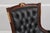 Animal Skin Francesco Molon Black Tufted Leather Swivel Arm Chair For Sale - Image 7 of 18