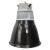 Vintage Industrial Black Enamel Pendant Lights For Sale - Image 5 of 5