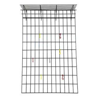 Mid-Century String Coat Rack with Hat Shelf, 1960s For Sale