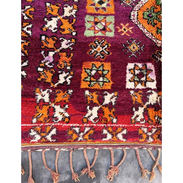 Textile 1980s Traditional Berber Rug - 10.4 X 6.9 Ft For Sale - Image 7 of 9