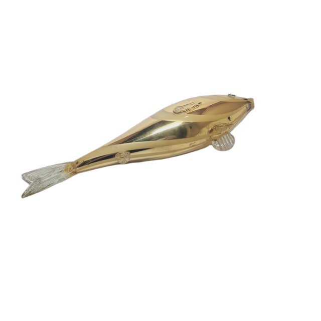 Fish Glass Figurine, Czechoslovakia, 1960s, in Very Good conditions. Designed 1960 to 1969
