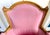 Wood French Carved Pink Silk Upholstered Bergere Armchair Fauteuil For Sale - Image 7 of 7