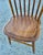1990s L. Hitchcock Oak Stonington Harvest Paint Decorated Side Chairs - Set of 4 For Sale - Image 5 of 12
