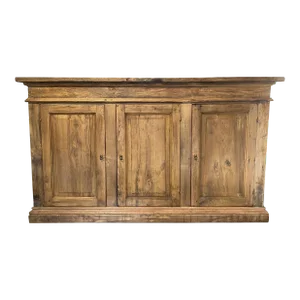 Contemporary 16th Century Style Italian Chestnut 3 Door Credenza