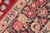 Textile Shabby Chic Floral 1990's Pak-Persian Red/Blue Wool Rug - 6'1'' X 9'1'' For Sale - Image 7 of 9
