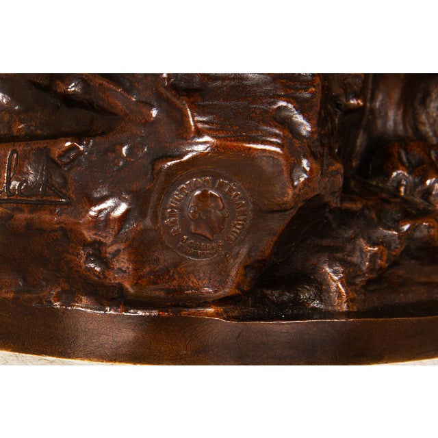 Barbedienne French Bronze Sculpture “Sorrow of Orpheus” by Raoul Verlet For Sale - Image 14 of 18