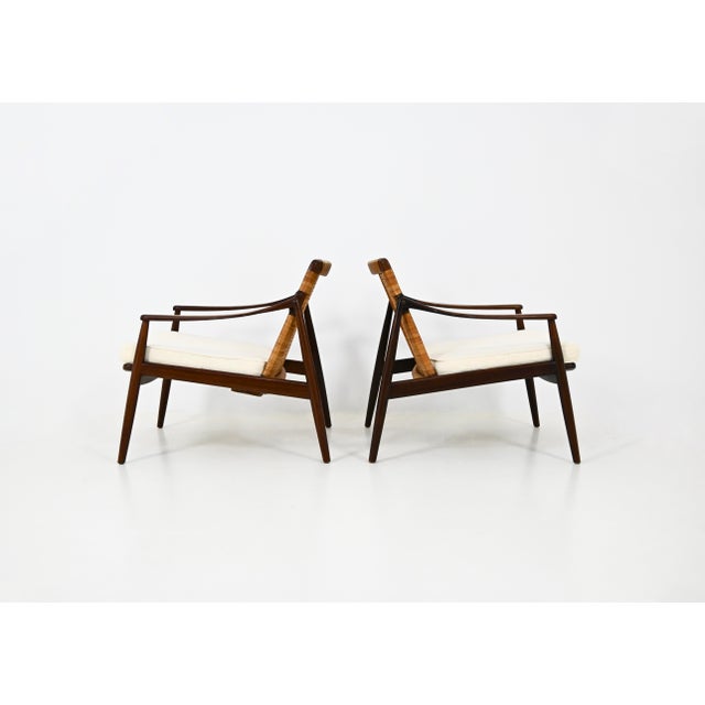 1950s Model 400 Lounge Chairs attributed to Hartmut Lohmeyer for Wilkhahn, 1950s, Set of 2 For Sale - Image 5 of 13
