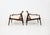 1950s Model 400 Lounge Chairs attributed to Hartmut Lohmeyer for Wilkhahn, 1950s, Set of 2 For Sale - Image 5 of 13