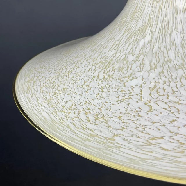 Mid-Century Modern Mid-Century Beige Murano Glass Pendant Lamp, Italy, 1970s For Sale - Image 3 of 13