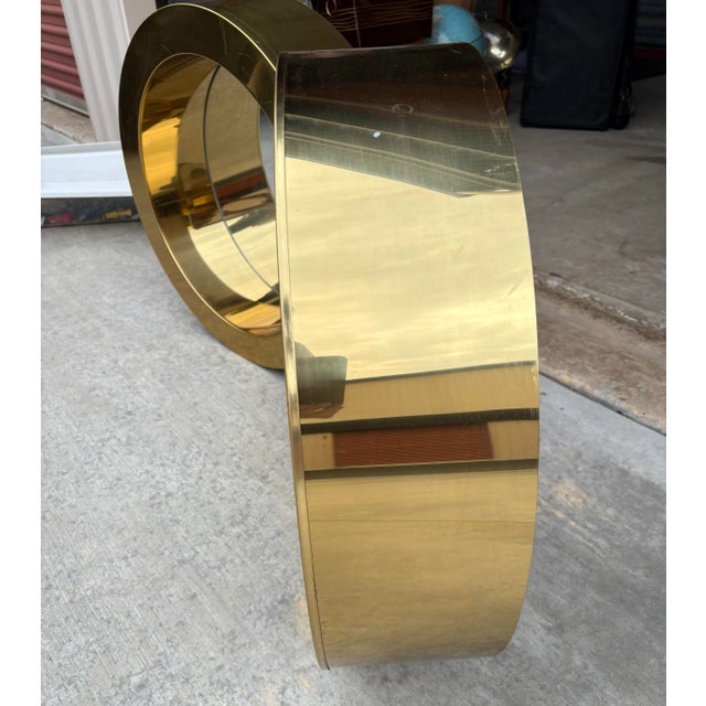Vintage Curtis Jere Round “Porthole” Brass Mirrors For Sale - Image 10 of 11