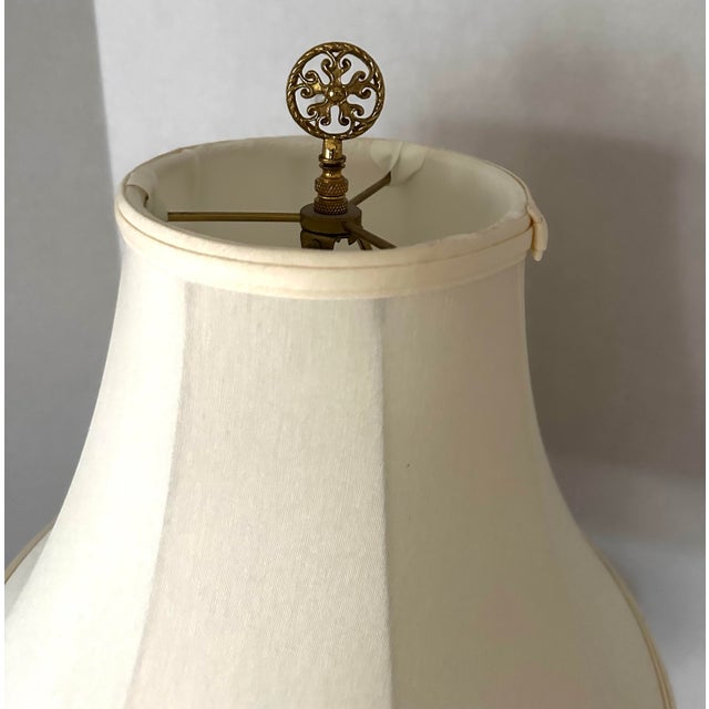 1990s Vintage Chinese Porcelain Ginger Jar Lamp by Wildwood For Sale - Image 5 of 8