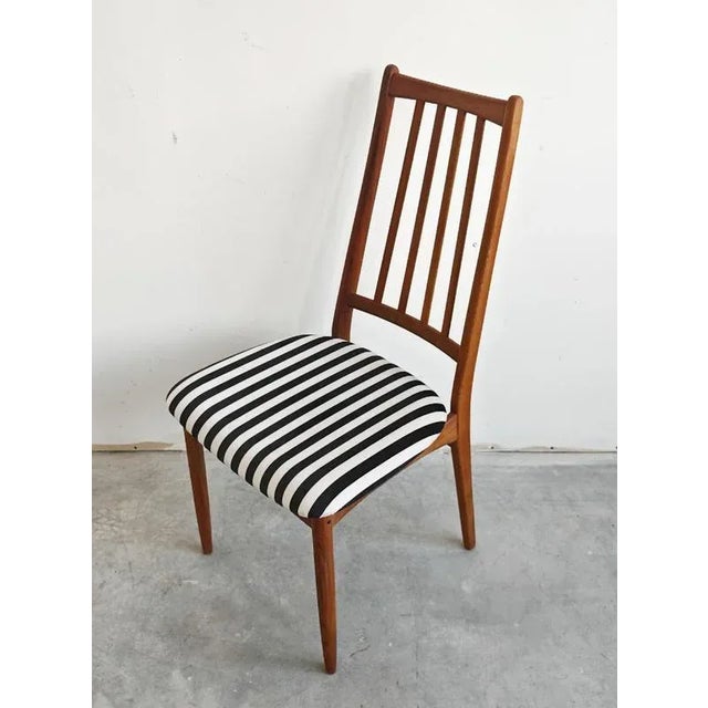 1960s Mid-Century Modern Dining Chairs in Teak by Arne Vodder, Denmark, 1960s, Set of 4 For Sale - Image 5 of 14