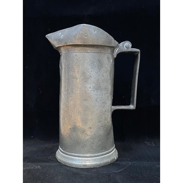 Pewter Pitcher by Albert and Muller, Lille, France, 1900s For Sale - Image 12 of 12